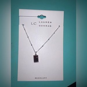 Lauren Conrad red ruby necklace new